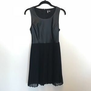 UO Sparkle & Fade Faux Leather LBD
